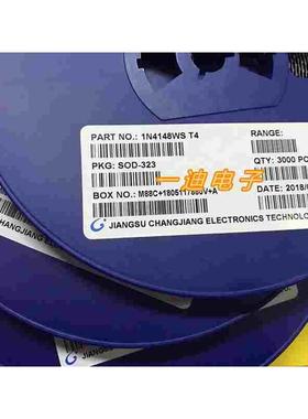 CJ长电贴片开关二极管 1N4148 T4 0805  SOD-323 IN4148 【3K/盘