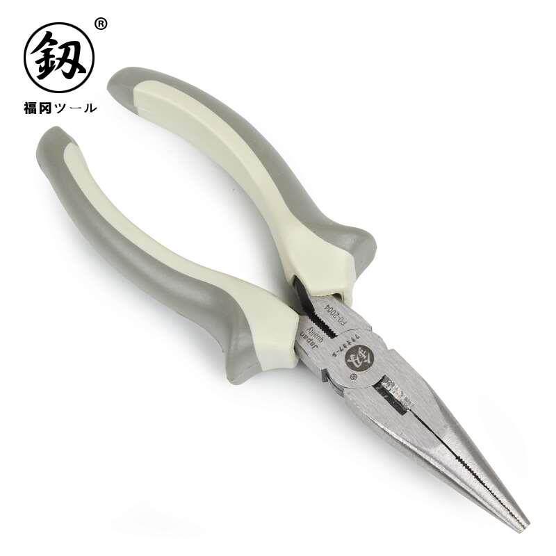 日本福冈工具原装 尖嘴钳子强力美式6寸进口德国电工尖口尖头手钳