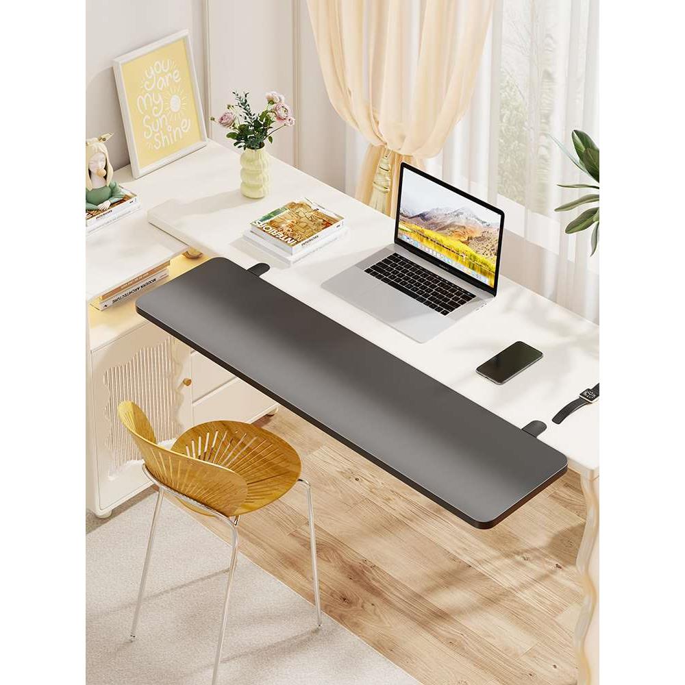 桌面延长板加长延伸板免打孔加宽接板支撑板托架可折叠桌子延伸板