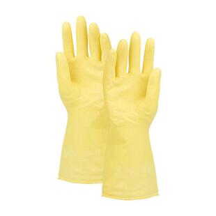 乳胶手套牛筋加厚胶皮耐用防水洗碗洗衣厨房清洁保洁工具S码3双装