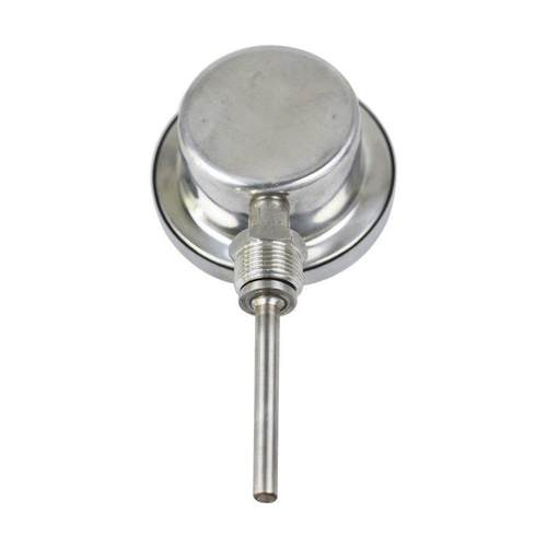 WSS411w指针机械插入式304不锈钢径向双金属温度计管道温度工业表