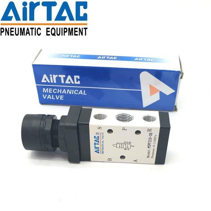 亚德客凸头按钮手动阀M5PP110-06 M5PP210-08R/G/B红/绿/黑色