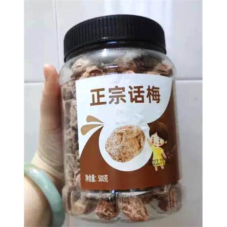 新货坚果座正宗话梅500g九制话梅青梅酸梅话梅干蜜饯酸甜梅咸话梅