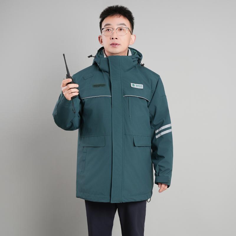 冬季国家电网防静电工作服棉衣男