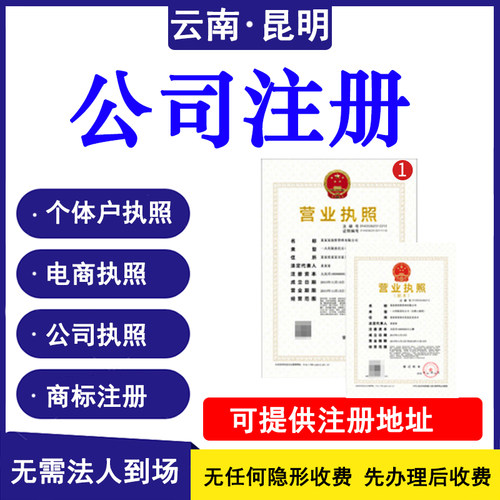 云南公司注册代办营业执照报税昆明大理曲靖变更企业税务异常注销