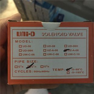 索诺天工二位二通小型直动式 2分220V24V气动电磁阀UZ