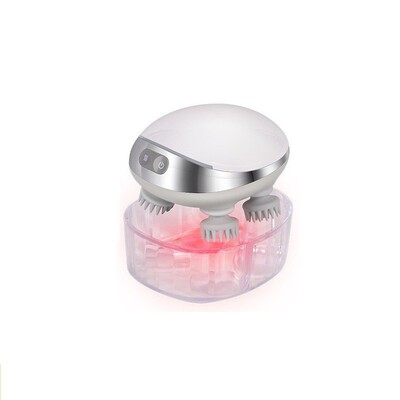 scalp massager迷你智能头部按摩器电动家用自动多功能红光按摩仪