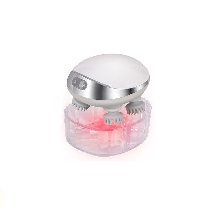 scalp massager迷你智能头部按摩器电动家用自动多功能红光按摩仪