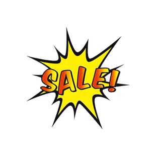 个性醒目换季折扣海报服装店铺橱窗静电窗贴纸新款SALE降价玻璃贴