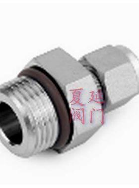 SS-CM-FL6-MST14阳螺纹双卡套接头、美国飞托克外螺纹卡套接头