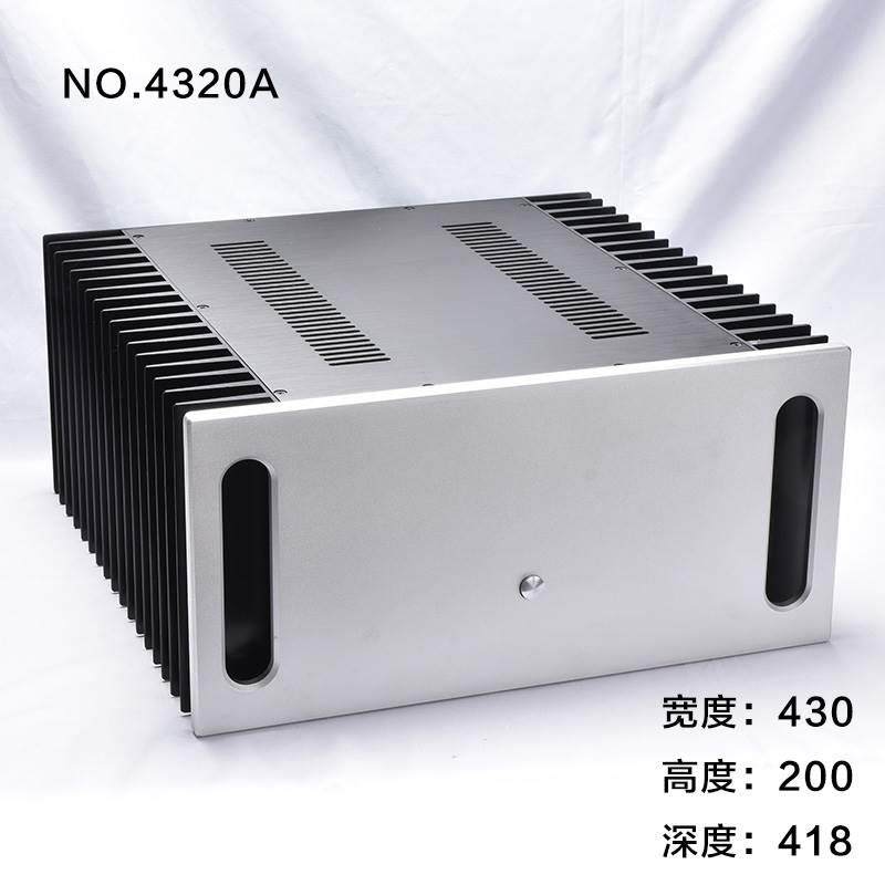 两侧散热器的大甲类功放机箱 4320  后级机箱  甲类纯后级机箱