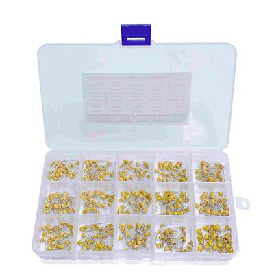 450只15种各30个独石电容盒套装 无极陶瓷电容样品盒10PF~10UF50V