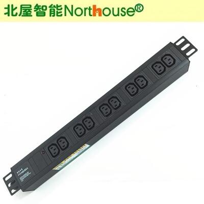 NH01002E40北屋智能PDU上海10位C13孔二联五组带电源灯机房柜电源