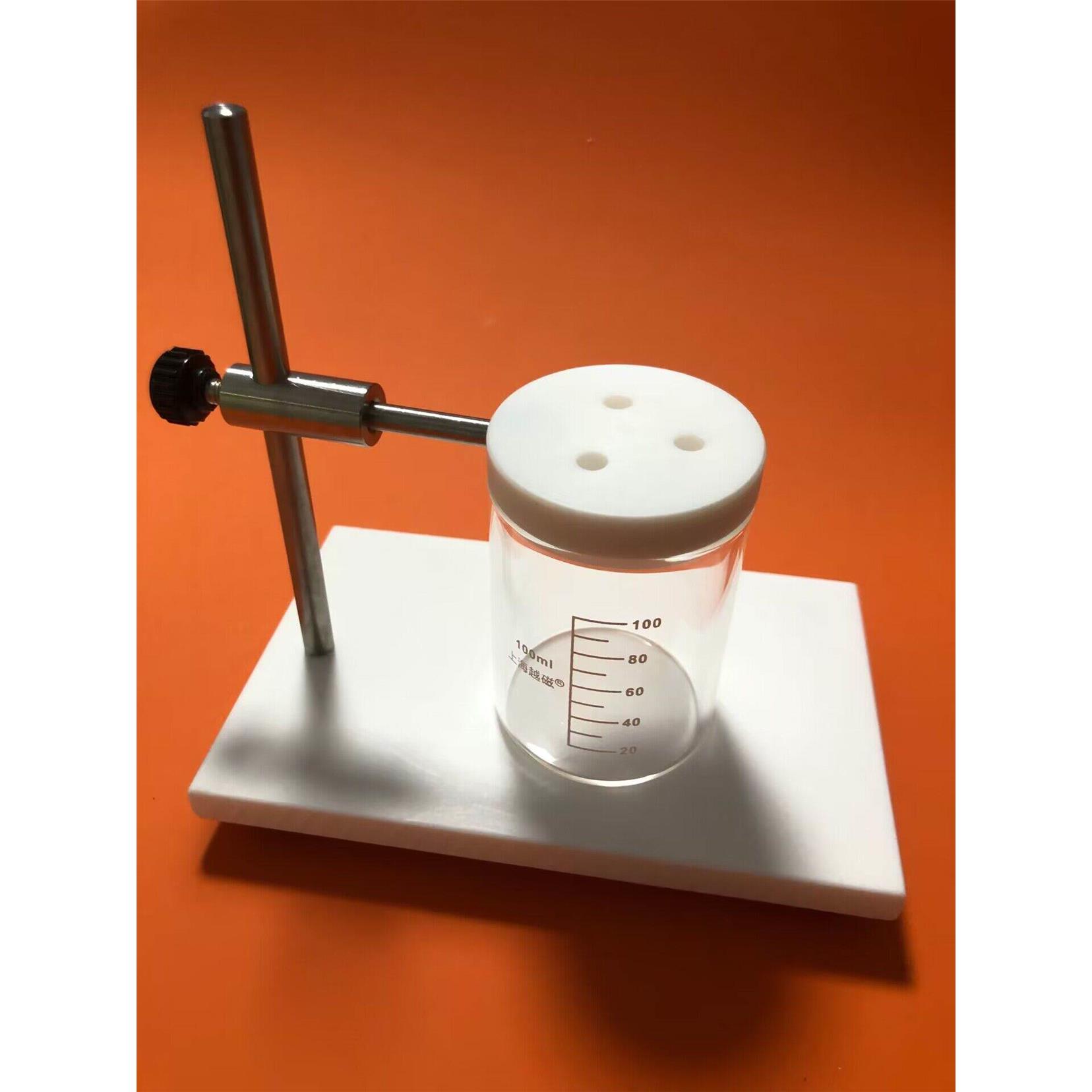 50ml简易电极架 电解槽 三电极电解池 聚四氟底座 电极台架100ml