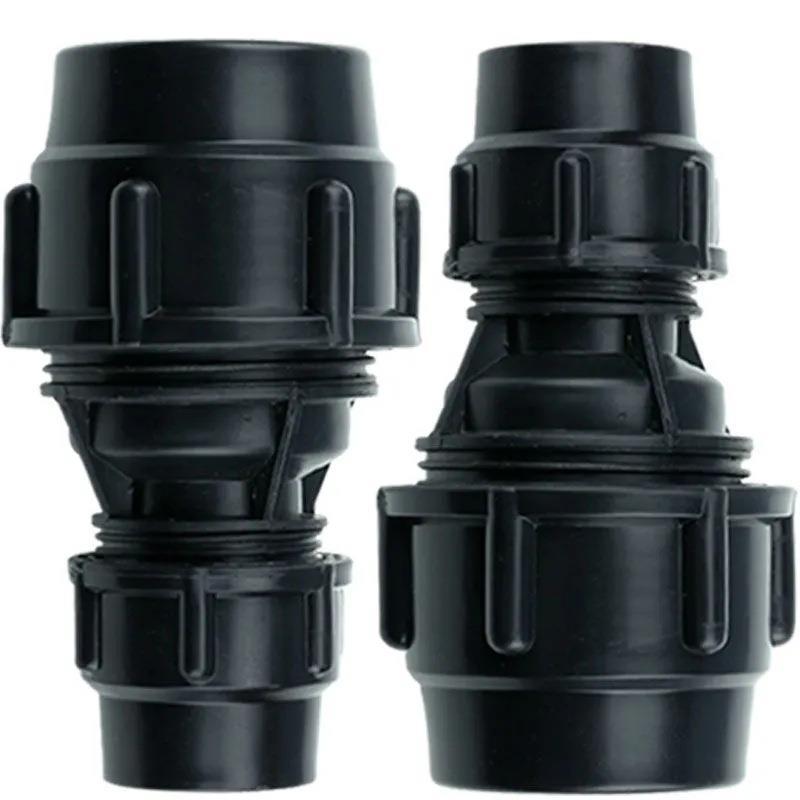 水管变径直接pe自来水管异形接头塑料配件活接头1寸变6分转4分