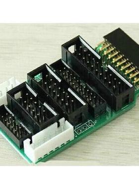 多功能 转接板 支持jtag jlink v8 v9 ulink2 st-link arm stm32