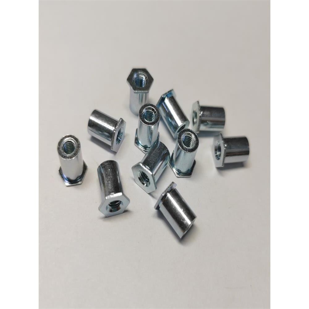 SO-M5-3/4/6/8/10/12/15/20/25/30底孔7.2通孔压铆螺母柱六角螺柱