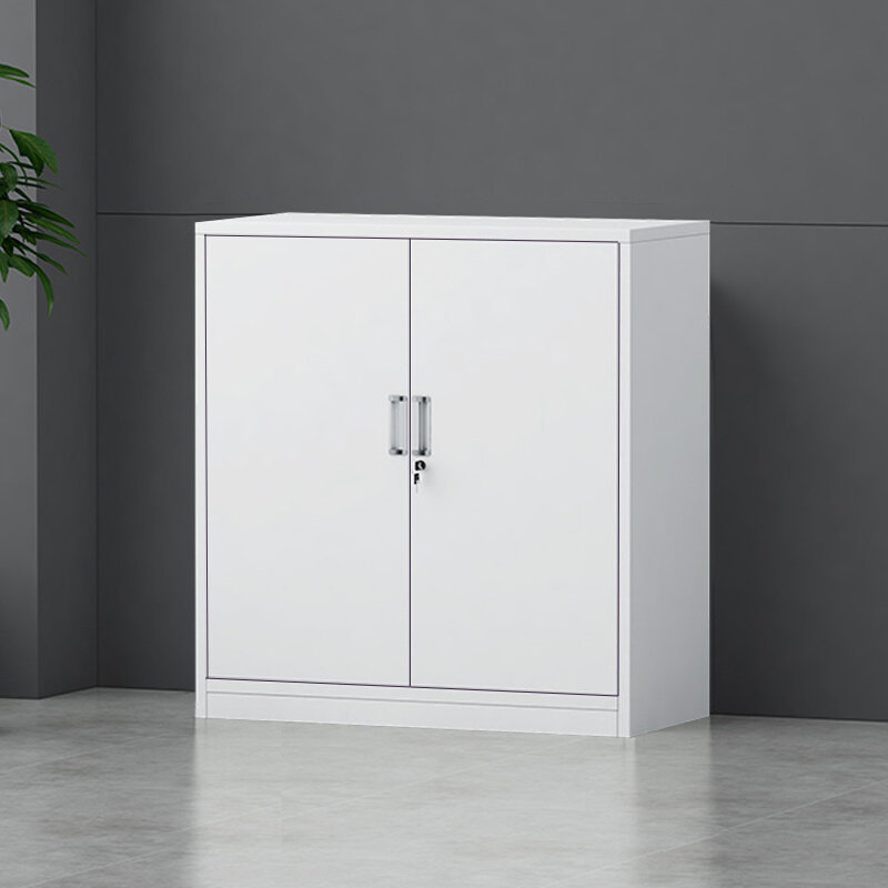 。热销办公室a4铁皮柜文件柜带锁家用矮柜储物柜员工资料柜档案柜