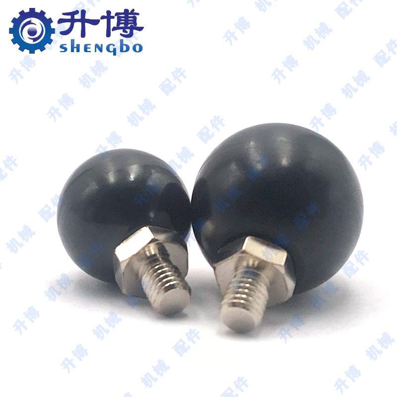 PBG6/8/10-20/25/30酚醛树脂外螺纹旋转型手柄球 胶木把手 旋转球