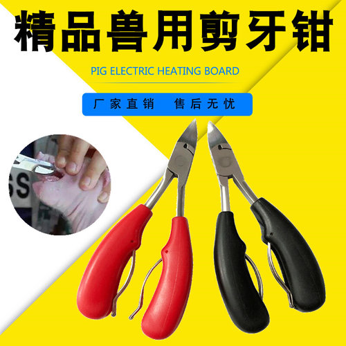 。新款粗柄防滑仔猪剪牙钳剪齿钳兽用小猪兔子用小动物宠物断牙钳