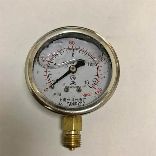 0-16mpa 0-160kgf/cm2 防震压力表 直径60mm YN-60 背后外壳61mm