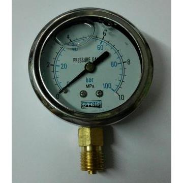 stcif牌耐震压力表 pressure gauge 0～100bar/0～10mpa stc1f