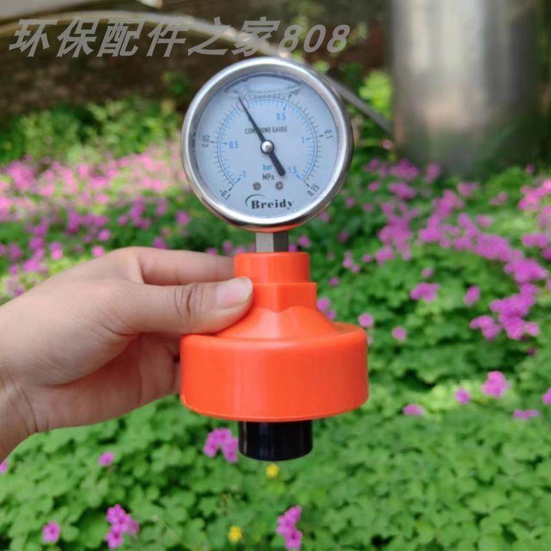 YN60 -0.1-0.15MPa负压表耐震隔膜压力表 抗震真空压力表带隔膜头