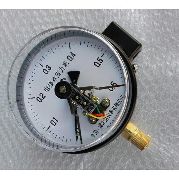 雷尔达 150mm磁助式电接点压力表 触头功率0～30va 压力0～0.6mpa