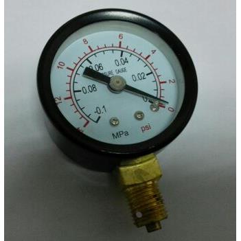 小真空表 z-40 -0.1～0mpa -14～0psi 负压表 真空计 40MM