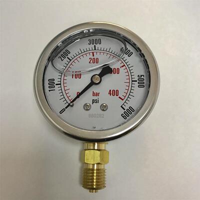 FZ-68 防振压力表 直径68mm 压力0-400bar 6000psi 螺纹m14x1.5