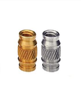 ISC-M3M4M5M6不锈钢热熔滚花螺母镶嵌螺母ISC型双导向内螺纹嵌件