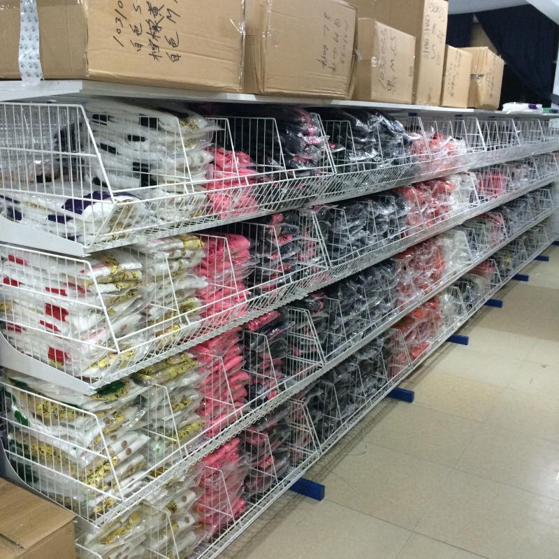 。仓储货架斜口篮货架服装网格分隔超市货架面包笼叠笼收纳货架定