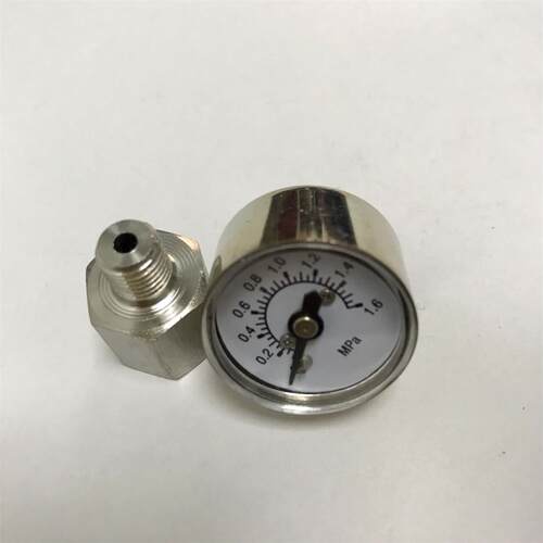 25mm 轴向分体式压力表 加外丝m8x1接头 压力1.6mpa Y-25-II 多图