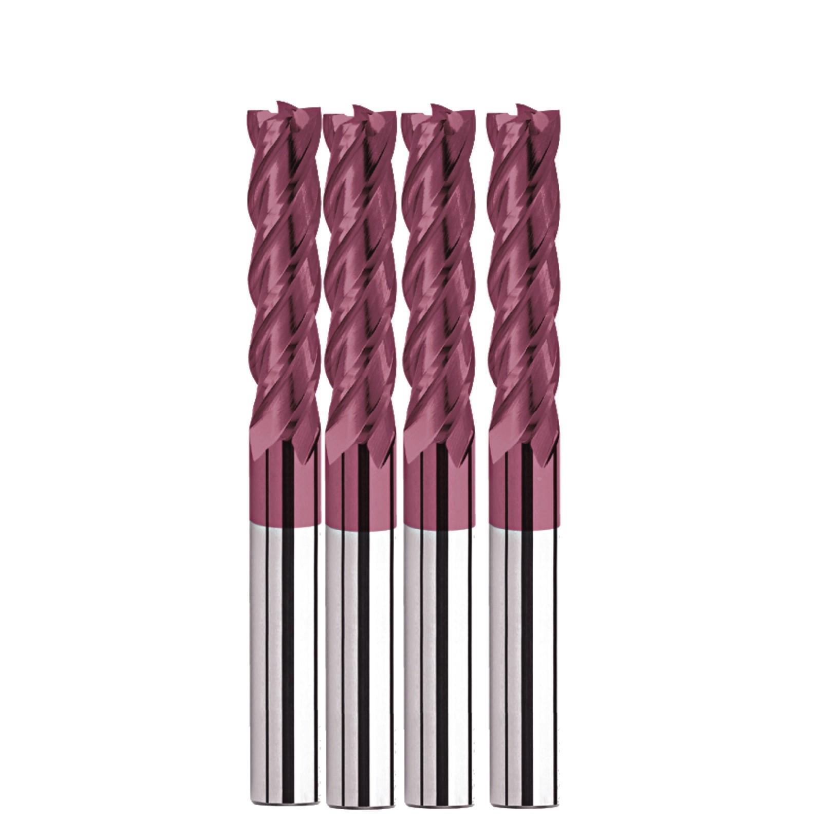 台湾55°超微粒钨钢铣刀/进口铣刀/涂层铣刀四刃钨钢平刀1.0-12