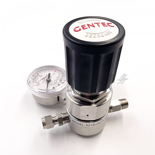 。美国捷锐减压阀R21SL不锈钢压力表减压阀减压表GENTEC防腐减压