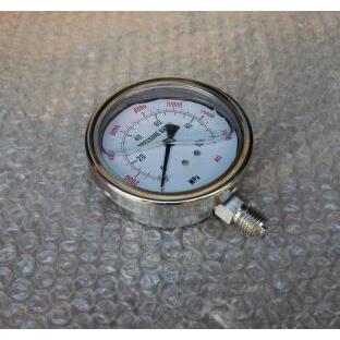定制 直径75mm 直径80mm不锈钢耐震压力表 压力100mpa 14000psi