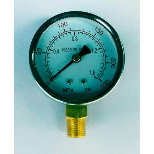 指针式压力测量仪 外壳直径58.5~60mm 压力1.6mpa带psi 螺纹13mm
