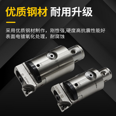 。极细微调精镗头HBOR25/32/40/50M精镗刀配件滑块刀片座SRTP2938