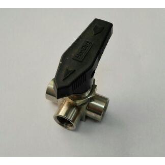 美式不锈钢三通开关/阀门 内螺纹G1/4 二分内螺纹 压力6mpa 小巧