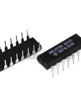 直插式 74LS24 SN74LS24N HD74LS24P DIP-14 输入四与非门 触发器