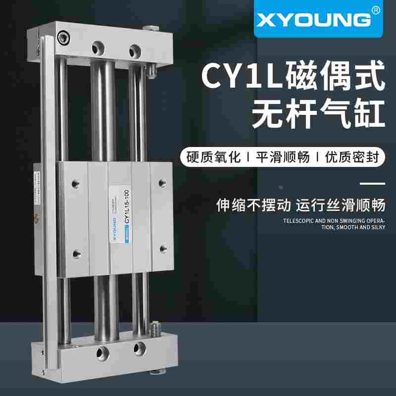 CY1L25-300磁偶式无杆气缸CY1L25-500磁耦合无杆气缸CY1L25-600