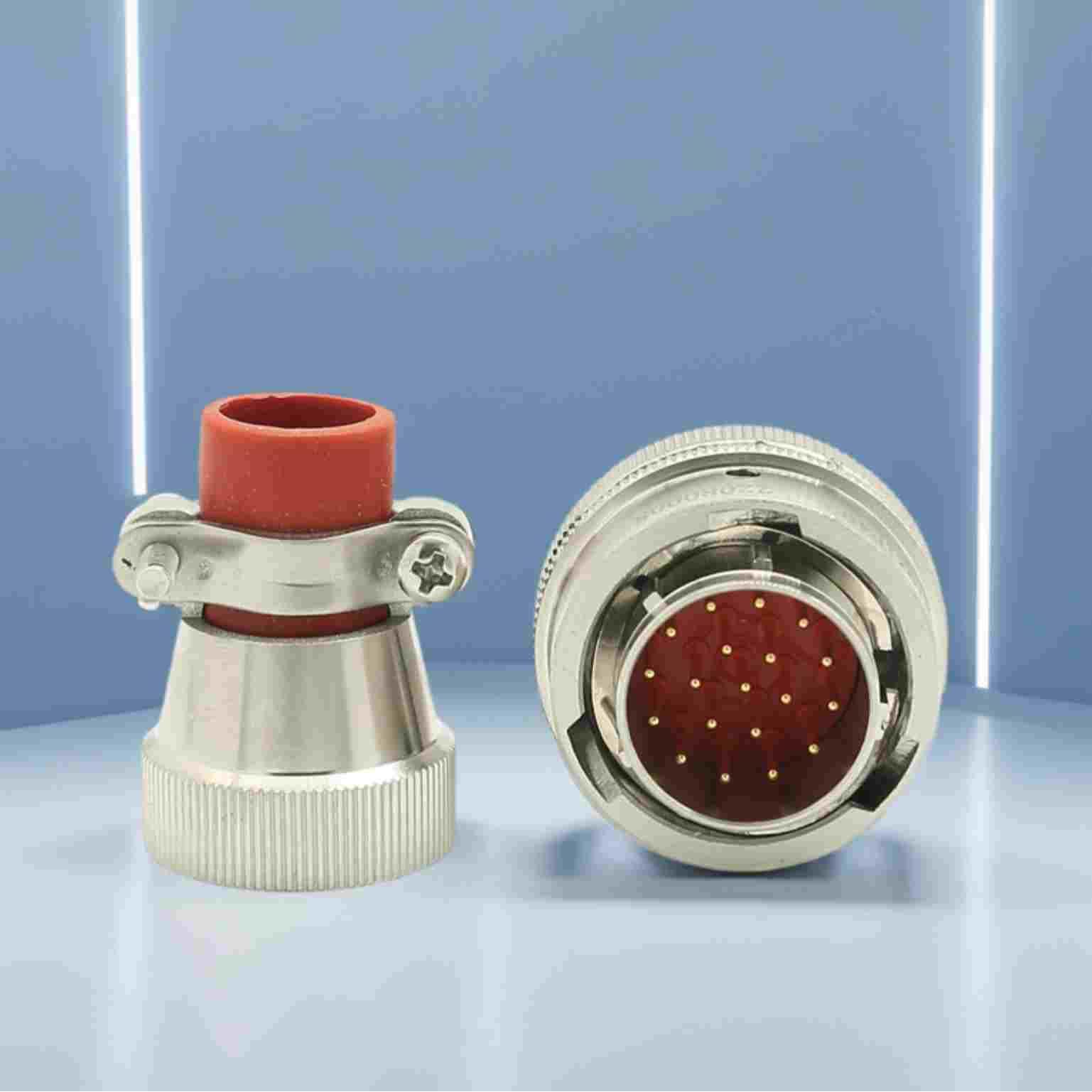 XCD22T9Z1P40+XCD22F9K1P40圆形电连接器 9芯国军标航插 接插件