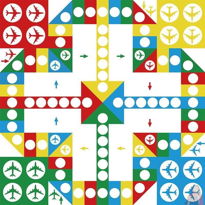 团建游戏道具飞行棋活动地垫真人版户外活动大定制投骰子禁毒益智