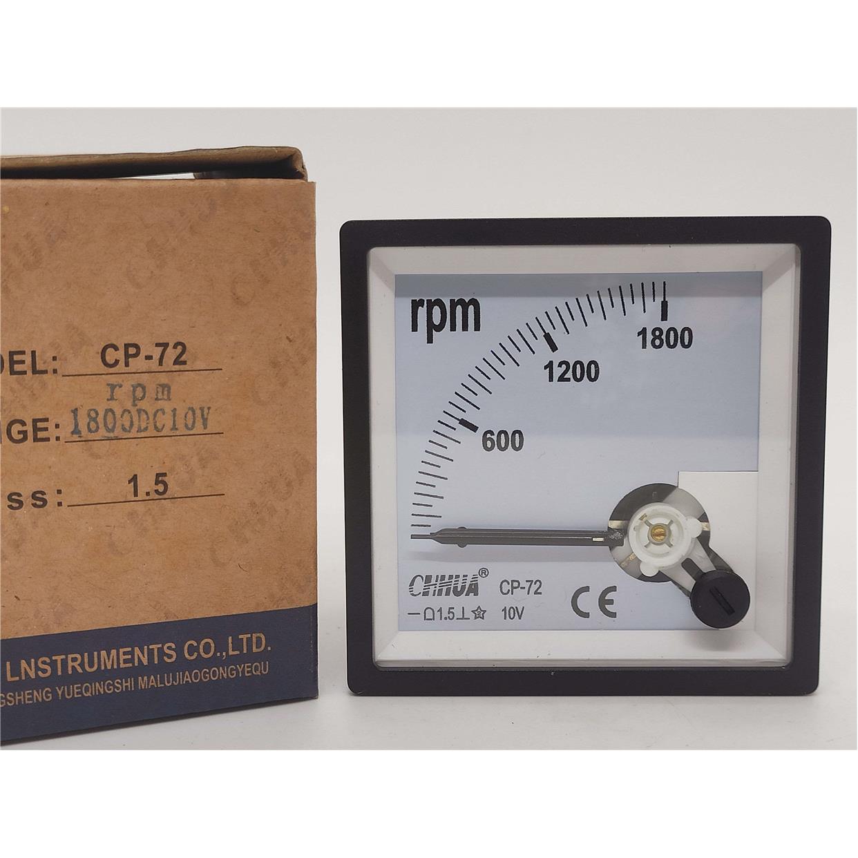 原装CHHUA华伟仪表CP-72-rpm变频器指针式直流电压转速表 72*72mm