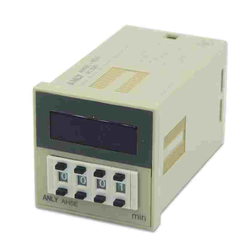 假一赔十AH5E-4DA 安良ANLY数字AH5R-4时间限时继电器9999M/9999S