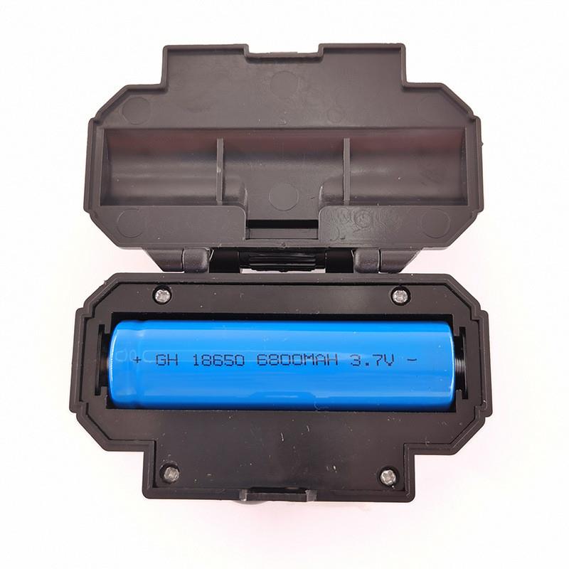 可拆卸锂电池USB充电强光头灯COB加透镜近远光两用头灯自行车灯