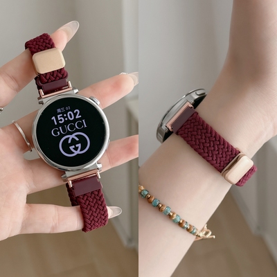 2026新款适用华为GT6表带酒红色