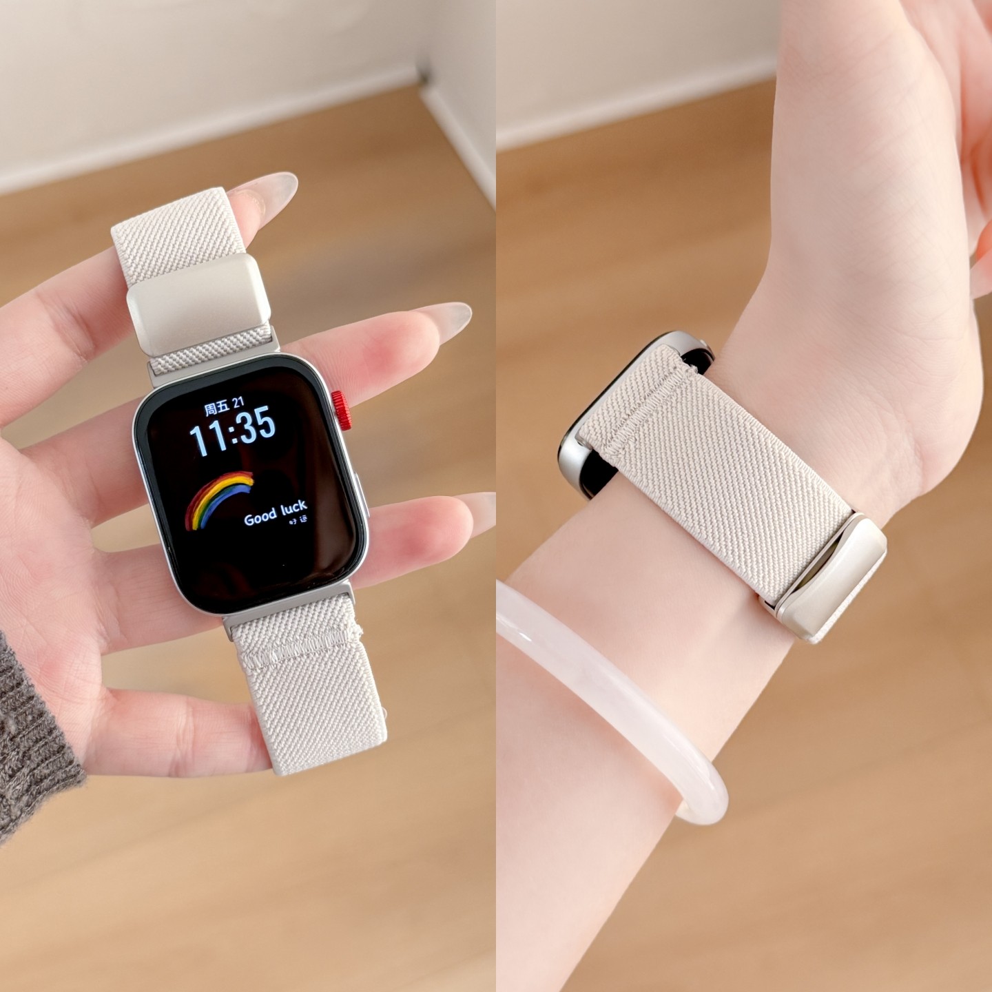 适用华为watch fit4表带watchfit3手表编织尼龙磁吸扣fit4pro四腕带男高级感运动透气官方女生创意官方智能