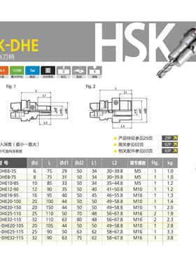 正宗韩国大因液压膨胀刀柄HSK63A-DHE18-100L HSK63A-DHE20-100L