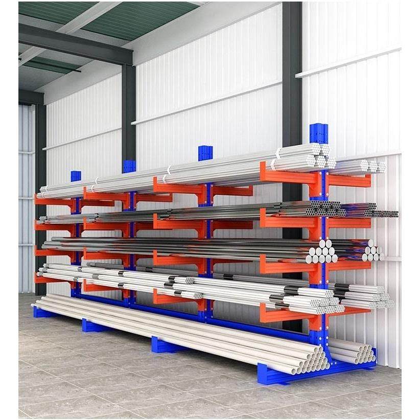 悬臂货架仓库仓储五金钢管管材棒材仓储货架双面重型悬臂式货架